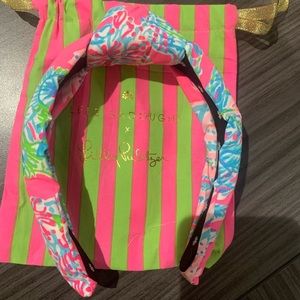 Lele X Lilly printed knot headband
